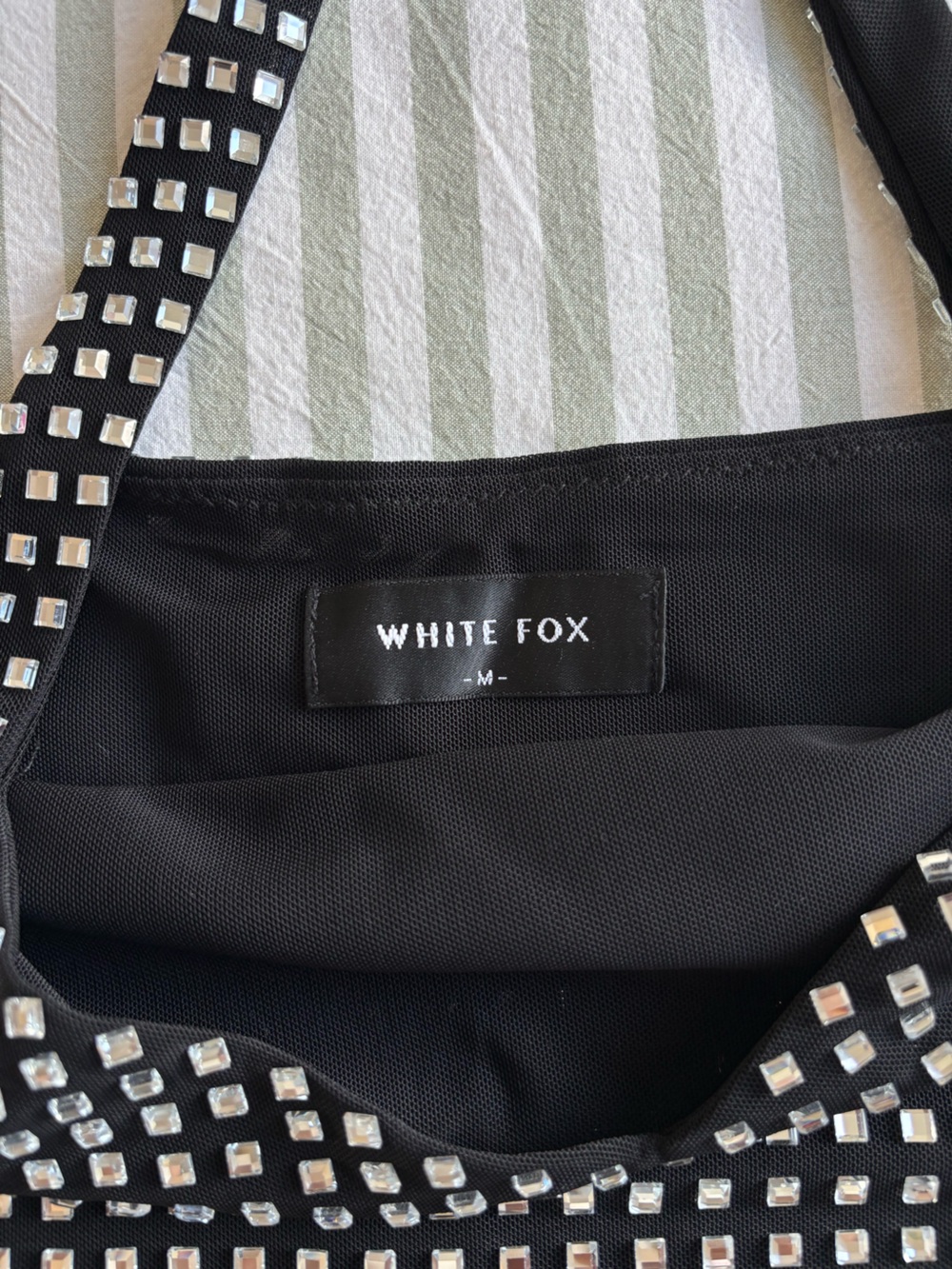 WhiteFox Rhinestone Halter Top - Picture 3 of 3